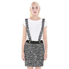 Monochrome Mirage Braces Suspender Skirt