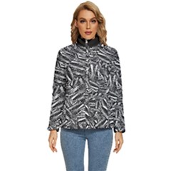 Monochrome Mirage Women s Puffer Bubble Jacket Coat by dflcprintsclothing