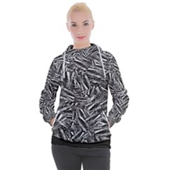 Monochrome Mirage Women s Hooded Pullover