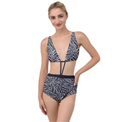 Monochrome Mirage Tied Up Two Piece Swimsuit