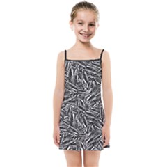 Monochrome Mirage Kids  Summer Sun Dress by dflcprintsclothing