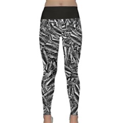 Monochrome Mirage Lightweight Velour Classic Yoga Leggings