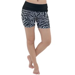 Monochrome Mirage Lightweight Velour Yoga Shorts
