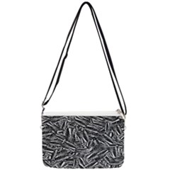 Monochrome Mirage Double Gusset Crossbody Bag