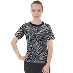 Monochrome Mirage Women s Sport Raglan T-shirt