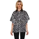 Monochrome Mirage Women s Batwing Button Up Shirt View1