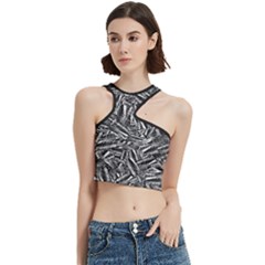 Monochrome Mirage Cut Out Top