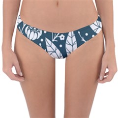 Spring Pattern Reversible Hipster Bikini Bottoms by AlexandrouPrints