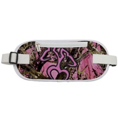 Pink Browning Deer Glitter Camo Rounded Waist Pouch