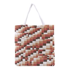 Chromaticmosaic Print Pattern Grocery Tote Bag