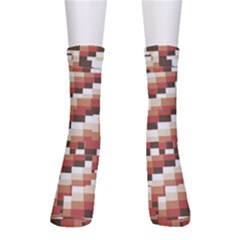 Chromaticmosaic Print Pattern Crew Socks