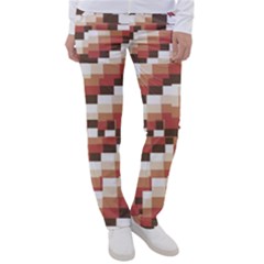 Chromaticmosaic Print Pattern Women s Casual Pants by dflcprintsclothing