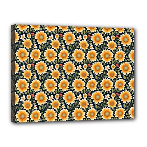 Flower 120424 Canvas 16  X 12  (stretched) by zappwaits