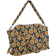 Flower 120424 Canvas Crossbody Bag