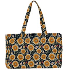 Flower 120424 Canvas Work Bag