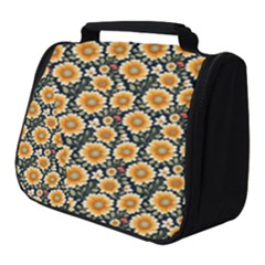 Flower 120424 Full Print Travel Pouch (Small)