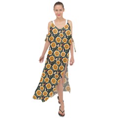 Flower 120424 Maxi Chiffon Cover Up Dress