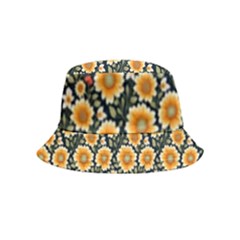 Flower 120424 Inside Out Bucket Hat (kids)