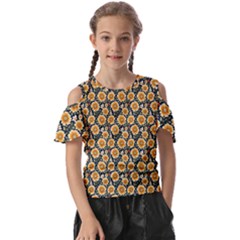 Flower 120424 Kids  Butterfly Cutout T-Shirt