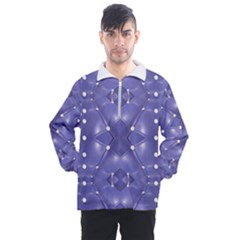 Couch Material Photo Manipulation Collage Pattern Men s Half Zip Pullover