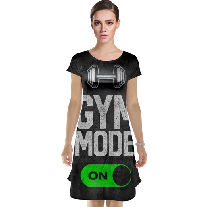 Gym mode Cap Sleeve Nightdress