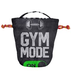 Gym Mode Drawstring Bucket Bag by Store67