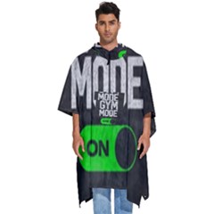 Gym Mode Men s Hooded Rain Ponchos