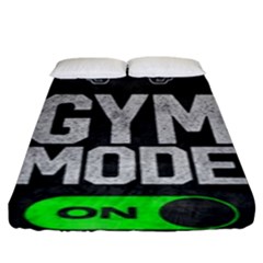 Gym Mode Fitted Sheet (king Size) by Store67