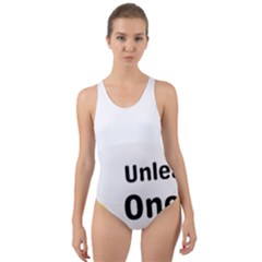 Sacral Chakra s Mantra 1 Cut-out Back One Piece Swimsuit