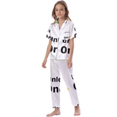Sacral Chakra s Mantra 1 Kids  Satin Short Sleeve Pajamas Set by artameybodi