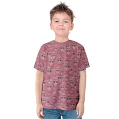 Sweet Emoji Canvas Print Pattern Kids  Cotton T-shirt