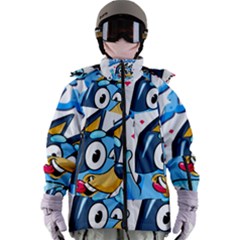 Super Bluey Women s Zip Ski And Snowboard Waterproof Breathable Jacket by avitendut