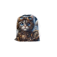 Maine Coon Explorer Drawstring Pouch (small) by CKArtCreations