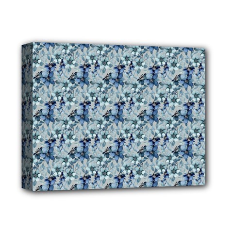 Blue Roses Deluxe Canvas 14  X 11  (stretched)