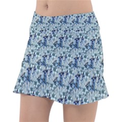 Blue Roses Classic Tennis Skirt