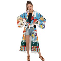 Bluey Birthday Maxi Kimono by avitendut