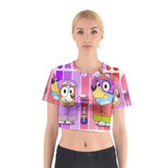 Grannies Bluey Cotton Crop Top