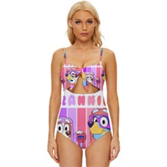 Grannies Bluey Knot Front One-piece Swimsuit