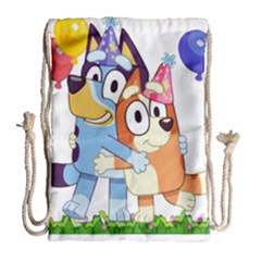 Bluey Birthday Drawstring Bag (large)