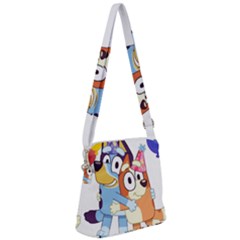 Bluey Birthday Zipper Messenger Bag