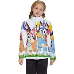 Bluey Birthday Kids  Puffer Bubble Jacket Coat