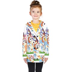 Bluey Birthday Kids  Double Breasted Button Coat