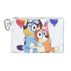 Bluey Birthday Canvas Cosmetic Bag (large)