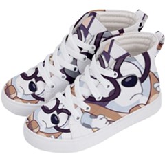 Bluey Christmas Kids  Hi-top Skate Sneakers