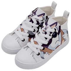 Bluey Funny Kids  Mid-top Canvas Sneakers by avitendut