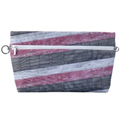 Vintage Vibrant Stripes Pattern Print Design Handbag Organizer by dflcprintsclothing