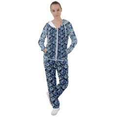 Blue Roses1 Blue Roses 2 Women s Tracksuit