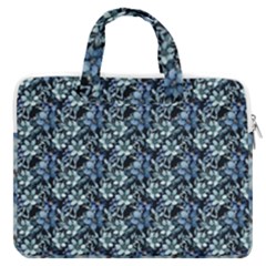 Blue Roses1 Blue Roses 2 Macbook Pro 13  Double Pocket Laptop Bag by charmflower