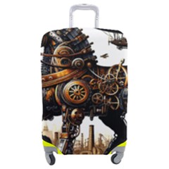 Steampunk Horse Punch 1 Luggage Cover (medium)