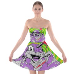 blink 182 Strapless Bra Top Dress